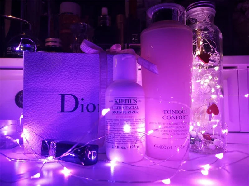 White LED String Lights – 20M Waterproof Copper Wire for Christmas Decor