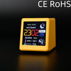 Smart WiFi Weather Station – Portable Digital Temperature Display for Desktop