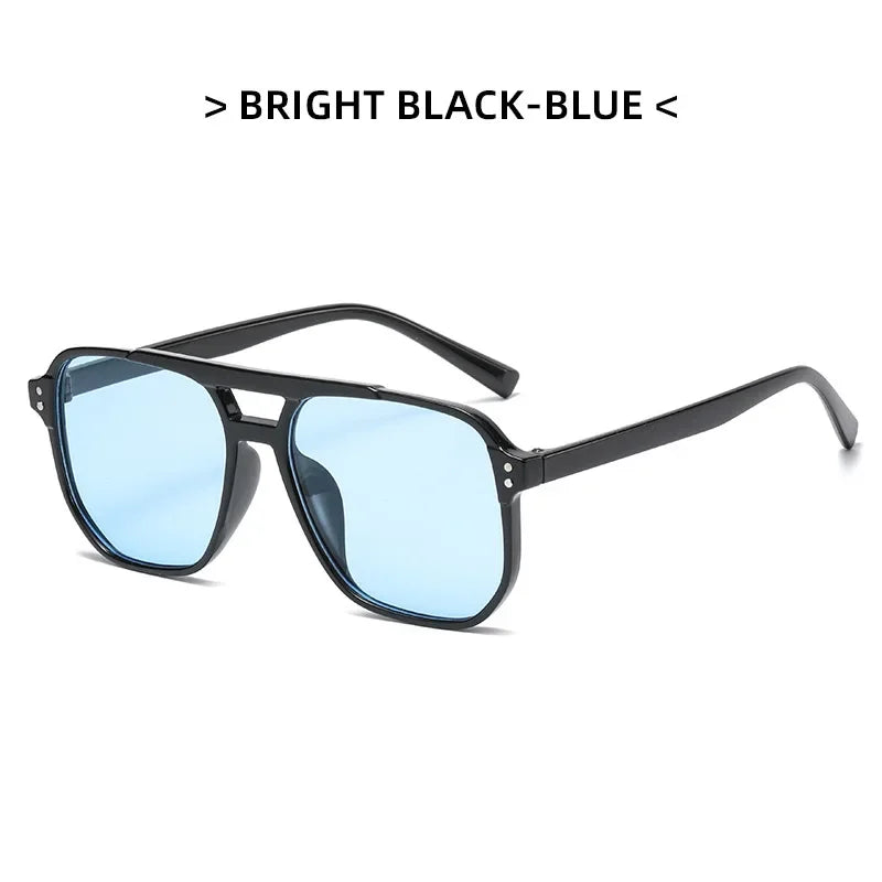 Vintage Square Mirror Sunglasses – Retro Fashion Eyewear for Women