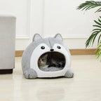 Plush Cat Bed Cave – Soft Pet Lounger for Small Dogs and Kittens