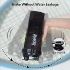 3-Layer Protein Shaker Bottle – Large Capacity Mixing Cup for Gym Exercise