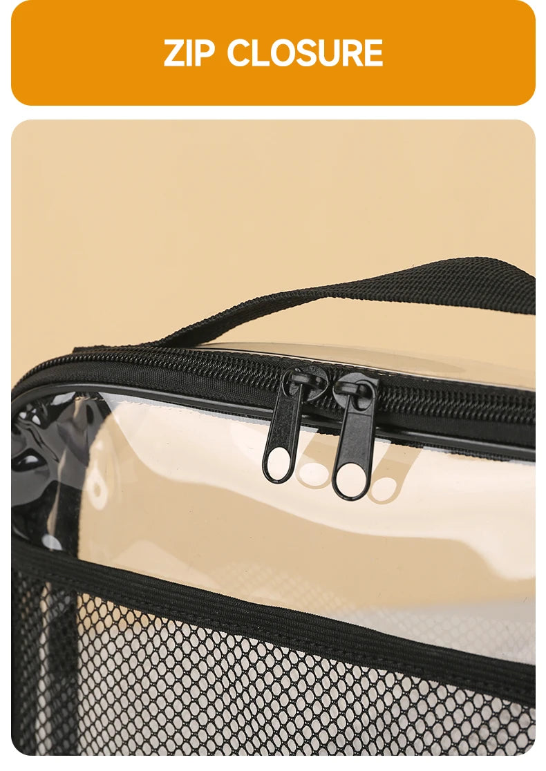 Transparent Toy Storage Bag – Large Capacity Organizer for Kids Block Toys