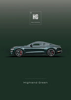 Minimalist Car Canvas Print – Modern Wall Art for Living Room Bedroom Decor