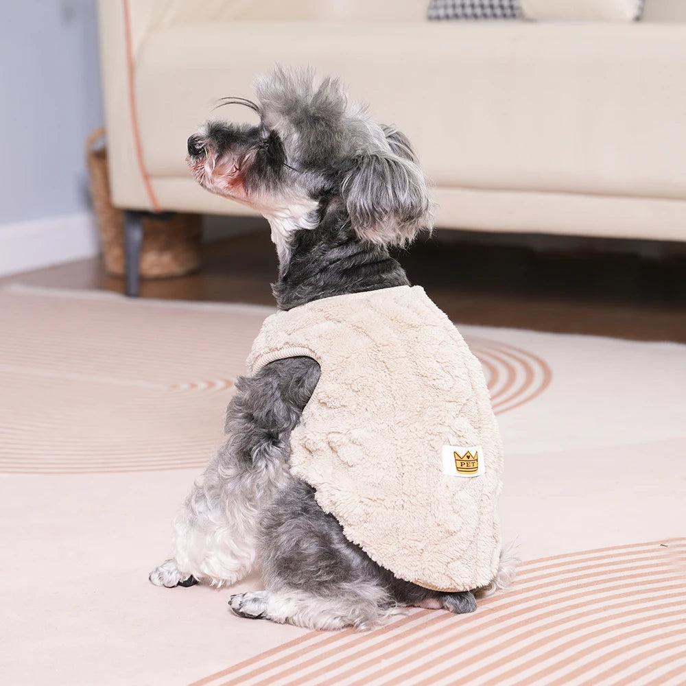Fleece Dog Sweater – Warm Winter Apparel for Small Dogs and Cats