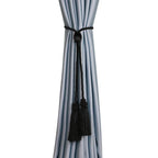 Gold Tassel Curtain Tiebacks – Braided Polyester Rope for Home Decoration