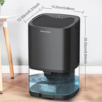 Portable Electric Dehumidifier – Silent Moisture Absorber for Home and Office