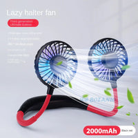 Rechargeable Neck Fan – Portable 3-Speed Hands-Free Cooling for Sports