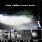 Dual Color LED Spotlights – Hi/Low Beam Fog Lamps for Motorcycles and SUVs