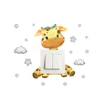 Animal Wall Decals – Self-Adhesive Nursery Stickers for Kids Bedroom Decor
