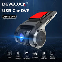 ADAS USB Dash Cam – Full HD Car DVR Camera for Android Navigation Head Units