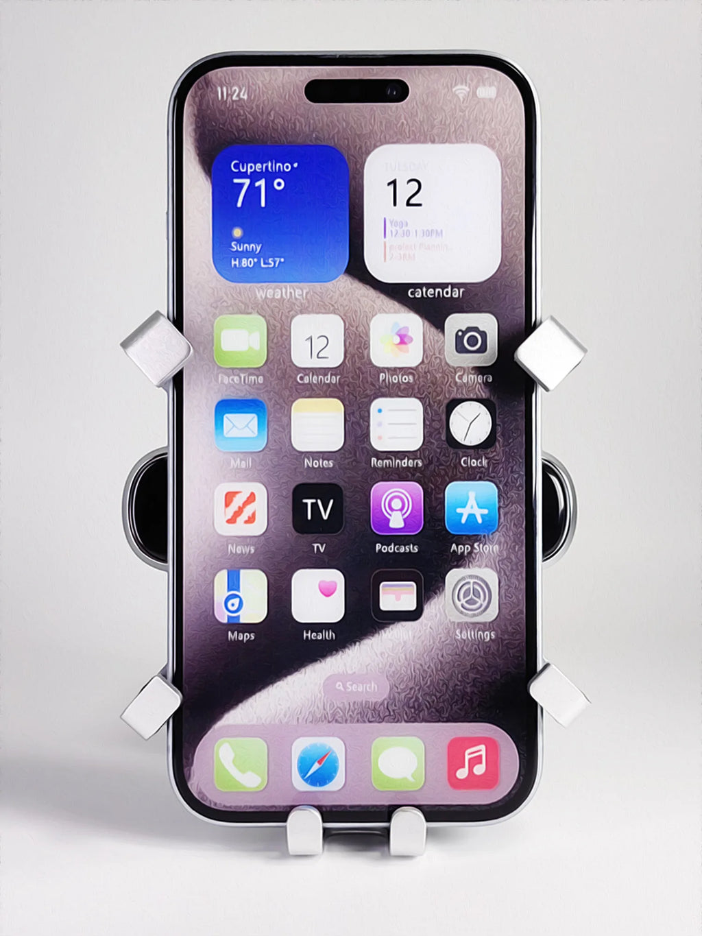 Wireless Charging Phone Mount – Gravity Car Holder for Nissan Sentra 2012-2019
