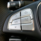 Steering Wheel Button Trim – Decorative Stickers for Mercedes Benz Interior
