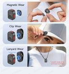 Wireless Lavalier Microphone – ENC Noise Cancelling for iPhone and Android