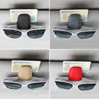 Car Sun Visor Eyeglasses Holder – Universal Sunglasses Clip for Auto Organizer