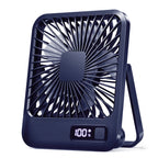 Portable USB Desk Fan – Rechargeable 5-Speed Cooling for Office and Travel