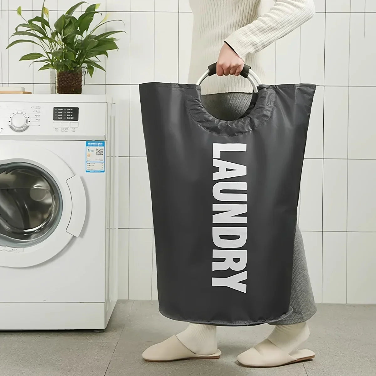 Foldable Oxford Laundry Basket – Large Capacity Organizer for Dorm Rooms
