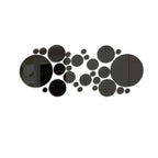 3D Acrylic Round Mirror Wall Stickers – DIY Home Decor for Bedroom Bathroom