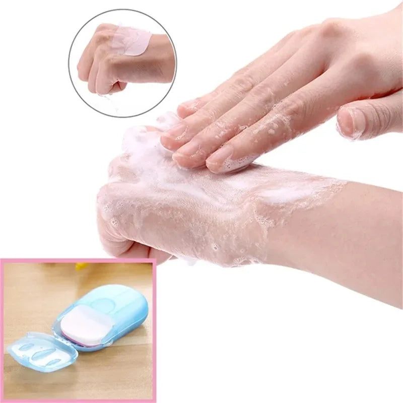 Disposable Soap Paper Sheets – Portable Travel Cleaning for Outdoor Hiking
