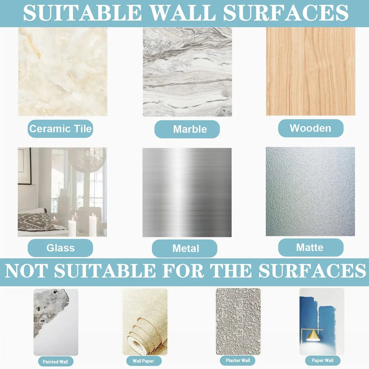 Self-Adhesive Wall Hooks – Waterproof and Oilproof for Kitchen Bathroom