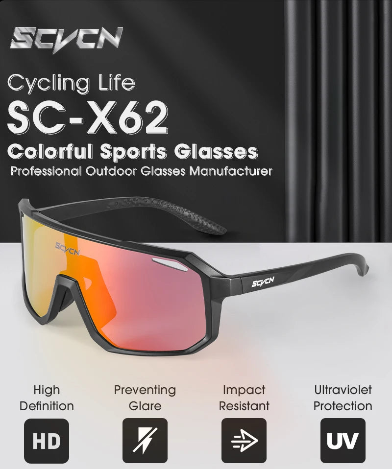 Polarized Cycling Sunglasses – UV400 Sport Eyewear for MTB and Road Biking