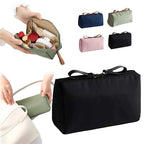Waterproof Large Capacity Cosmetic Bag – Partitioned Travel Organizer for Makeup