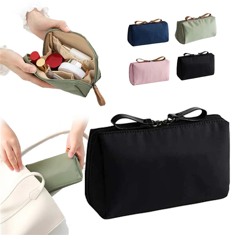 Waterproof Large Capacity Cosmetic Bag – Partitioned Travel Organizer for Makeup