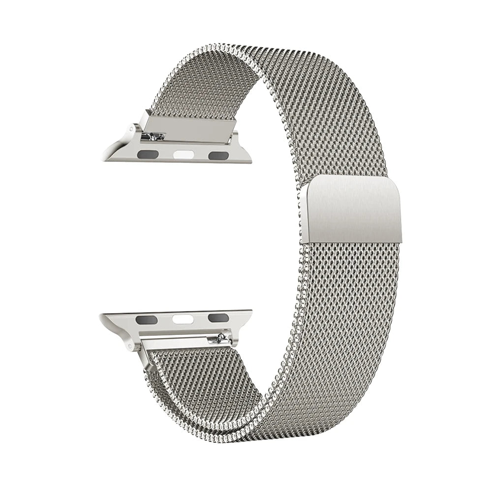 Milanese Stainless Steel Watch Band – Magnetic Bracelet for Apple Watch Series