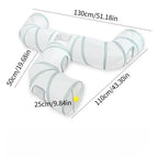 Collapsible Cat Tunnel – Interactive Play Tube for Indoor Pet Exercise