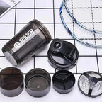 Portable Protein Shaker Bottle – 500ml Mixer Cup with Storage for Gym Fitness