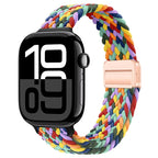 Braided Nylon Loop Watch Band – Magnetic Adjustable Bracelet for Apple iWatch