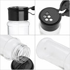 Glass Spice Jars – 100ML Seasoning Containers for Kitchen Storage and BBQ