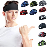 Absorbent Sports Headband – Unisex Anti-Sweat Band for Running and Yoga