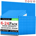 Acoustic Foam Pyramid Panels – Sound Insulation for Home Studio Recording