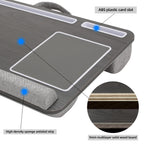 Portable Laptop Desk – Anti-Slip Bed Tray with Mouse Pad for Bedroom Sofa