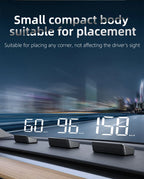 GPS Digital Head Up Display – Windshield Speedometer for Universal Auto