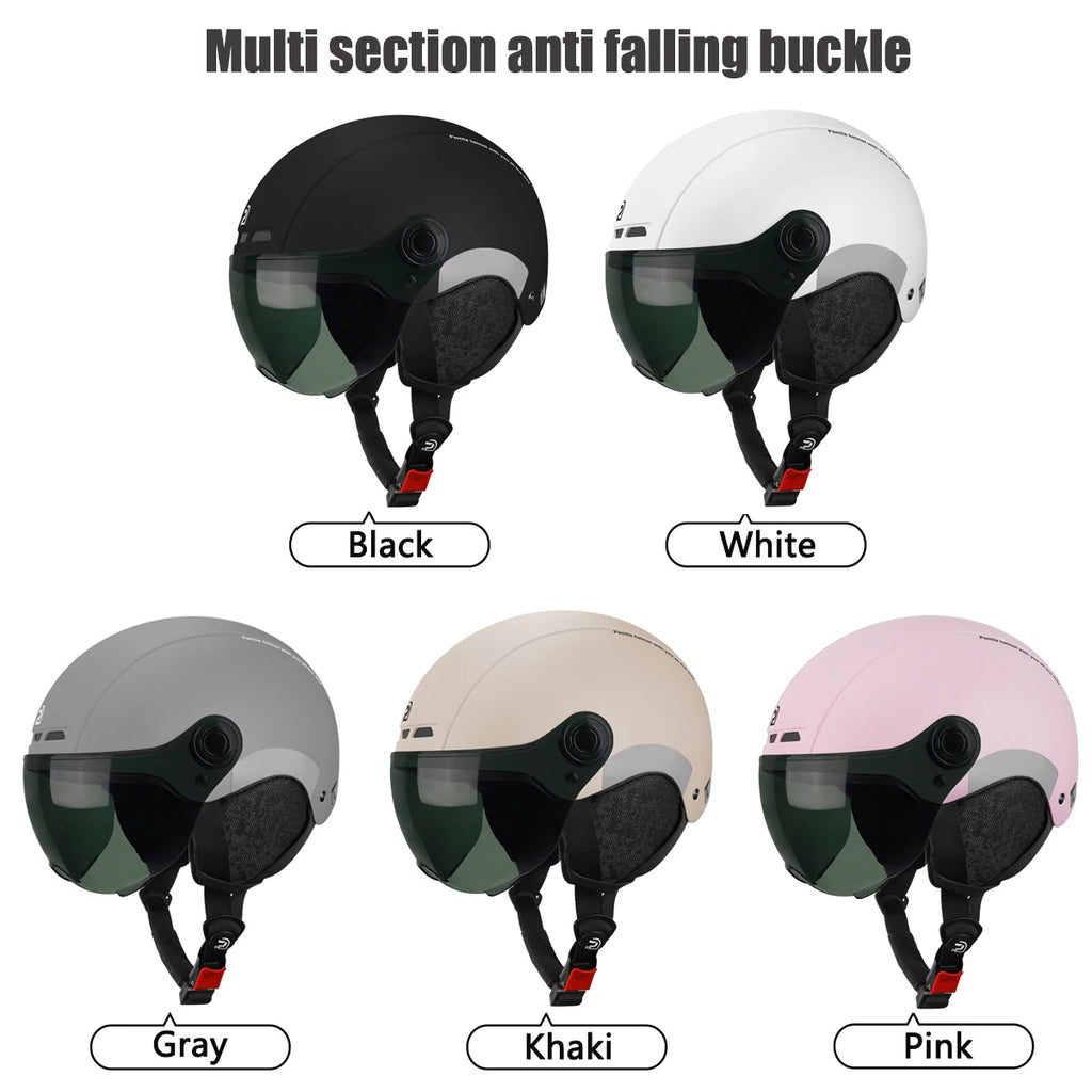 Cycling Helmet with Goggles – Protective MTB Gear for Adults