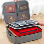Document Organizer Briefcase – 3-Layer File Storage for Men and Women