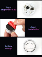 Wireless LED Ambient Interior Light – Adhesive Atmosphere Lamp for Auto Decor