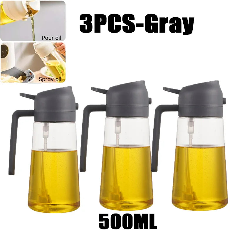 Oil Spray Bottle – Kitchen Vinegar Sprayer for BBQ Cooking and Baking