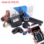 Universal Car Alarm System – Push Button Remote Start for Vehicle Security