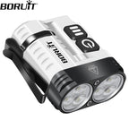Rechargeable EDC Keychain Flashlight – Magnetic LED Work Light for Camping