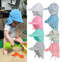 Adjustable Kids Bucket Hat – UV Protection Quick-Dry Cap for Beach Summer