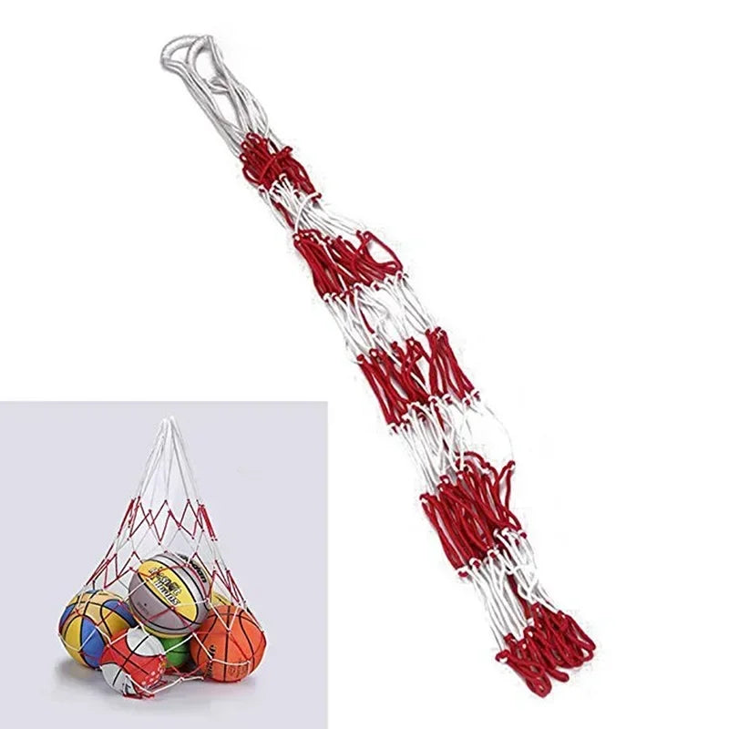 Large Capacity Nylon Ball Bag – Durable Mesh Carrier for Sports Equipment