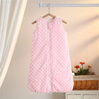 Velvet Baby Sleeping Bag – Sleeveless Anti-kick Quilt for Autumn Winter