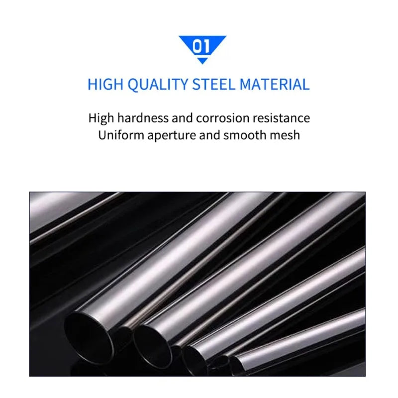 Stainless Steel Mesh Filter Guard – 12/16mm Inlet for Aquarium Tanks