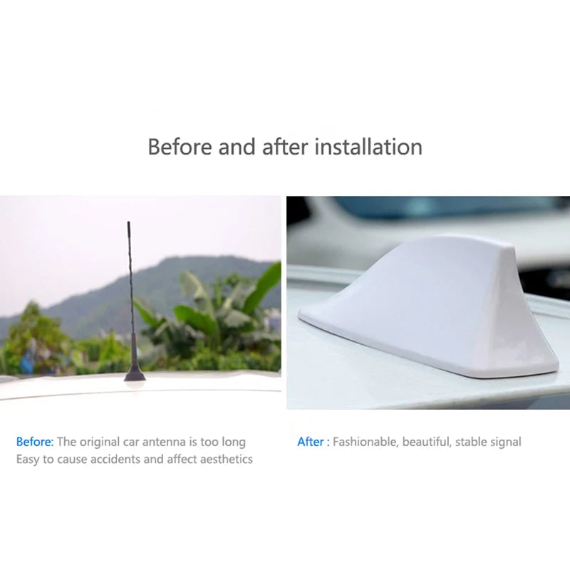 Shark Fin Roof Antenna – Signal Boosting Aerial for Peugeot Models