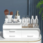Large Plastic Makeup Organizer – Multi-Drawer Storage for Vanity Desktop