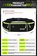 Running Waist Belt – Slim Fanny Pack for Mobile Phone Gym and Cycling