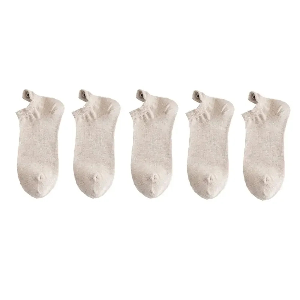 Embroidered Expression Ankle Socks – Kawaii Cotton Fashion for Casual Wear