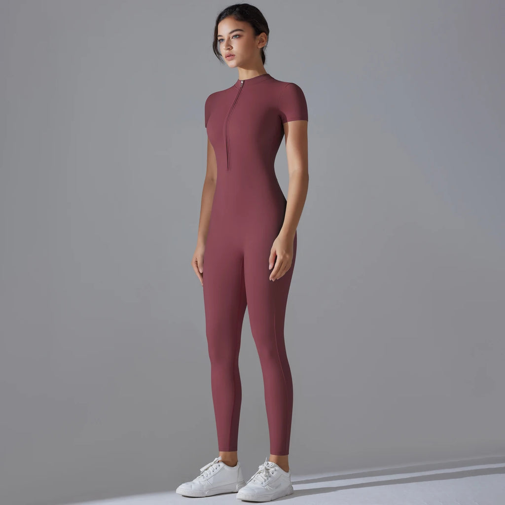 Women’s Fitness Bodysuit – Breathable Quick-Drying Fabric for Gym Workout